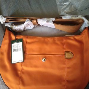 Crossbody ralph lauren crossbody  orange/ leather strap,NWT